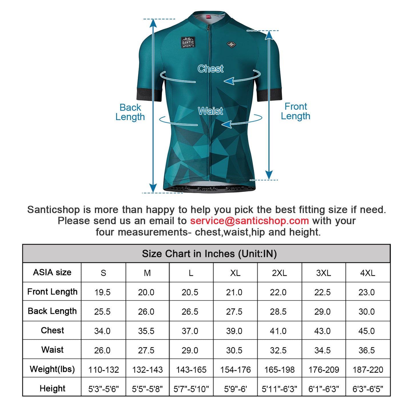 Santic Baffin Green Men Cycling Jersey Short Sleeve