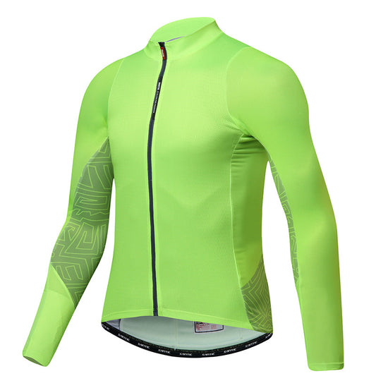 Santic Universal Lightgreen Men Cycling Jersey Long Sleeve