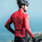 Santic Golmore Orange Men Cycling Jacket Long Sleeve