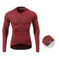 Santic Awani Red Men Cycling Jersey Long Sleeve