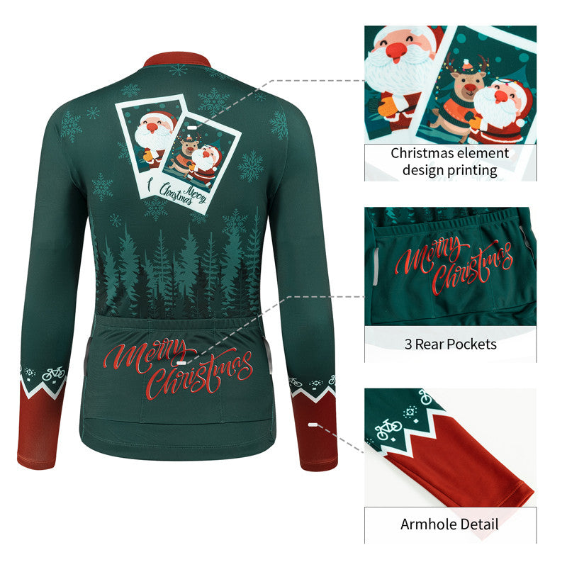 Santic Customize Christmas Winter Cycling Jersey