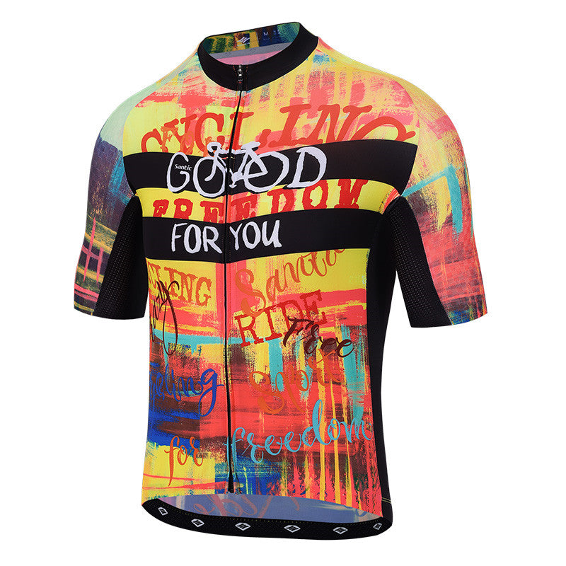 Santic Customize Summer Short-sleeved Cycling Jersey