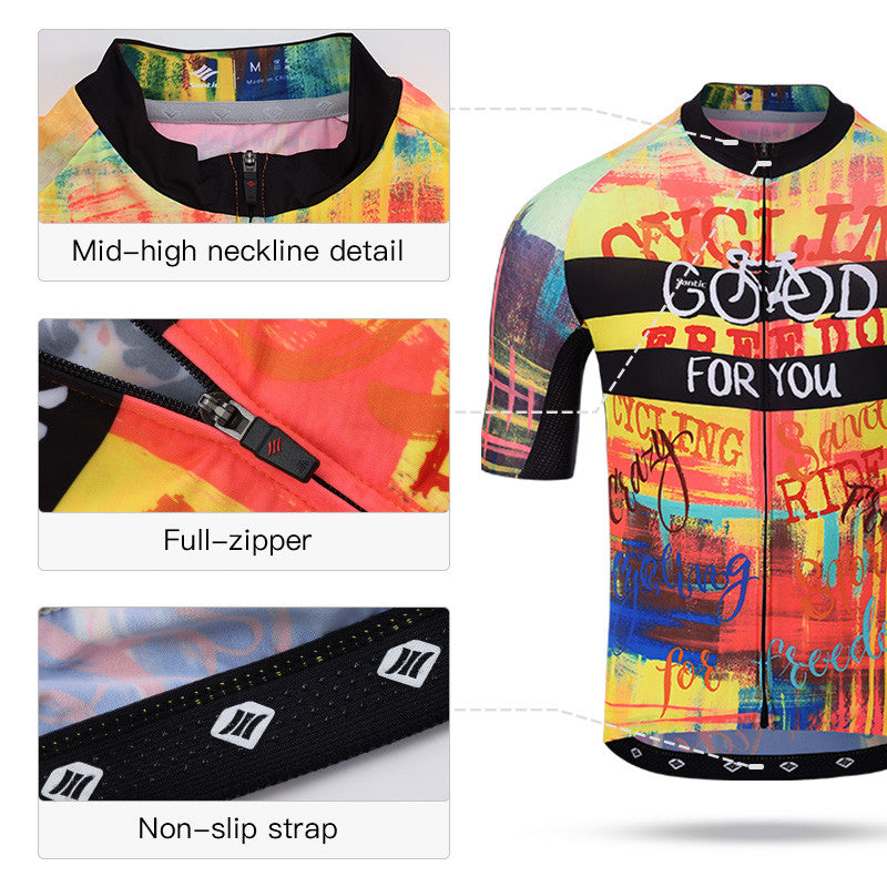 Santic Customize Summer Short-sleeved Cycling Jersey