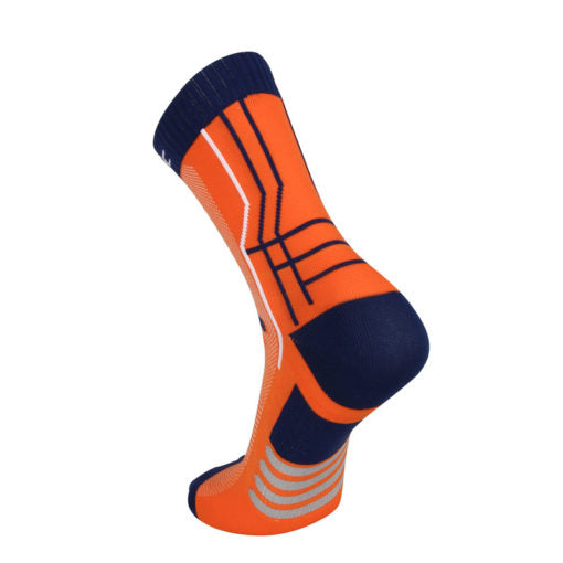 Santic MoveWay Orange Men Women Cycling Socks Free size 2 pairs