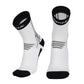 Santic MoveWay White Men Women Cycling Socks Free size 2 pairs