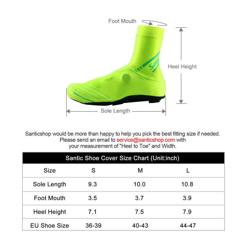 Santic LandWay Green Cycling Overshoes