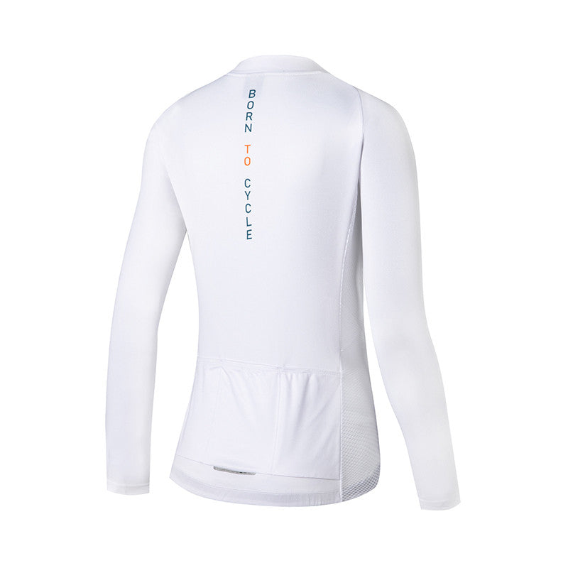 Santic Light Miss White Women jersey Long Sleeve