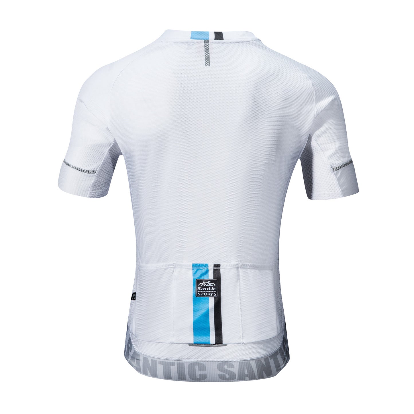 Santic Kamen White Men Cycling Jersey Short Sleeve