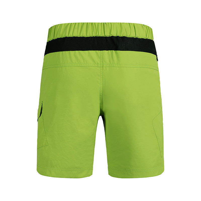Santic Peak Time Green Men’s Mountain Bike Shorts Loose Fit MTB Shorts