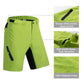 Santic Peak Time Green Men’s Mountain Bike Shorts Loose Fit MTB Shorts