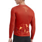 Santic Ares Men’s Cycling Jersey Bike Jersey Long Sleeve Red