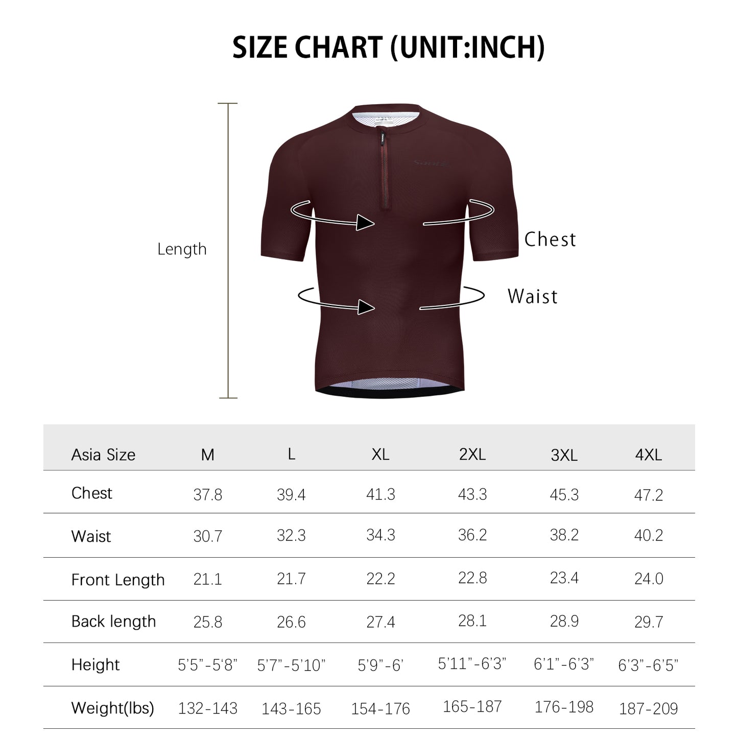 Santic Carden Men's Cycling Jersey Short Sleeves Breathable Reddle