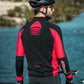 Santic Gabriel Red Men Cycling Jacket Long Sleeve