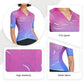 Santic Sight Fan Womens Jersey Purple & Cloud Fan Shorts Set