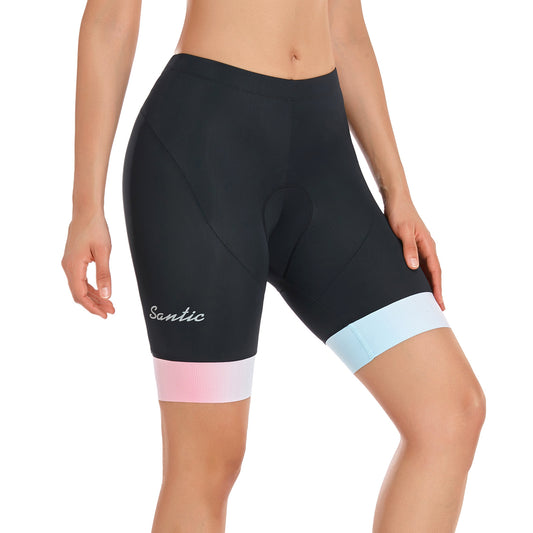 Santic Cloud Fan  Womens Cycling Shorts Padded Pink