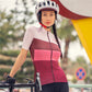 Santic JS Pink Women Cycling Jersey Short Sleeve