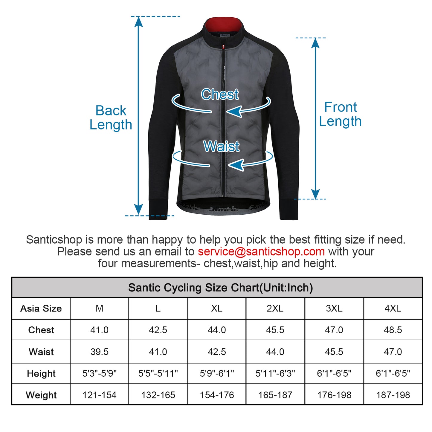 Santic Wally Men's Windproof Cycling Jacket