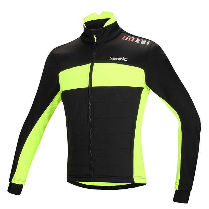 Santic Cooler Lightgreen Men Cycling Jacket Long Sleeve