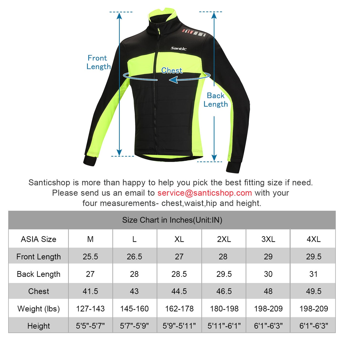 Santic Cooler Lightgreen Men Cycling Jacket Long Sleeve