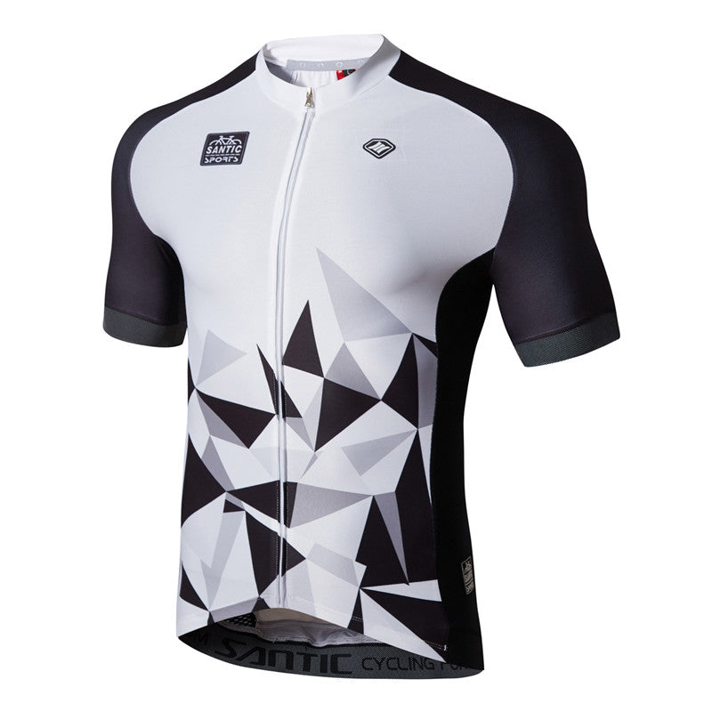 Santic Baffin Men Cycling Jersey & Geometry Cycling short Outfit