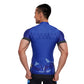 Santic Baffin Blue Men Cycling Jersey Breathable