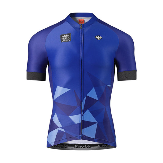 Santic Baffin Blue Men Cycling Jersey Breathable