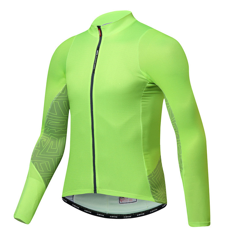 Santic Universal Lightgreen Men Cycling Jersey Long Sleeve