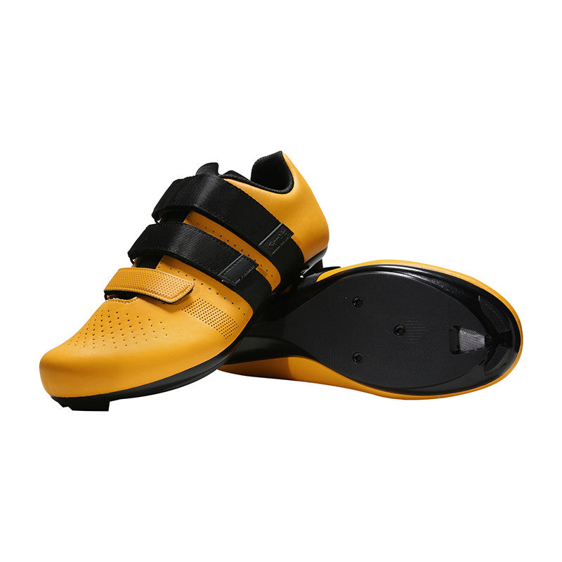Santic Ares Yellow Men & Women Road Bicycle Shoes