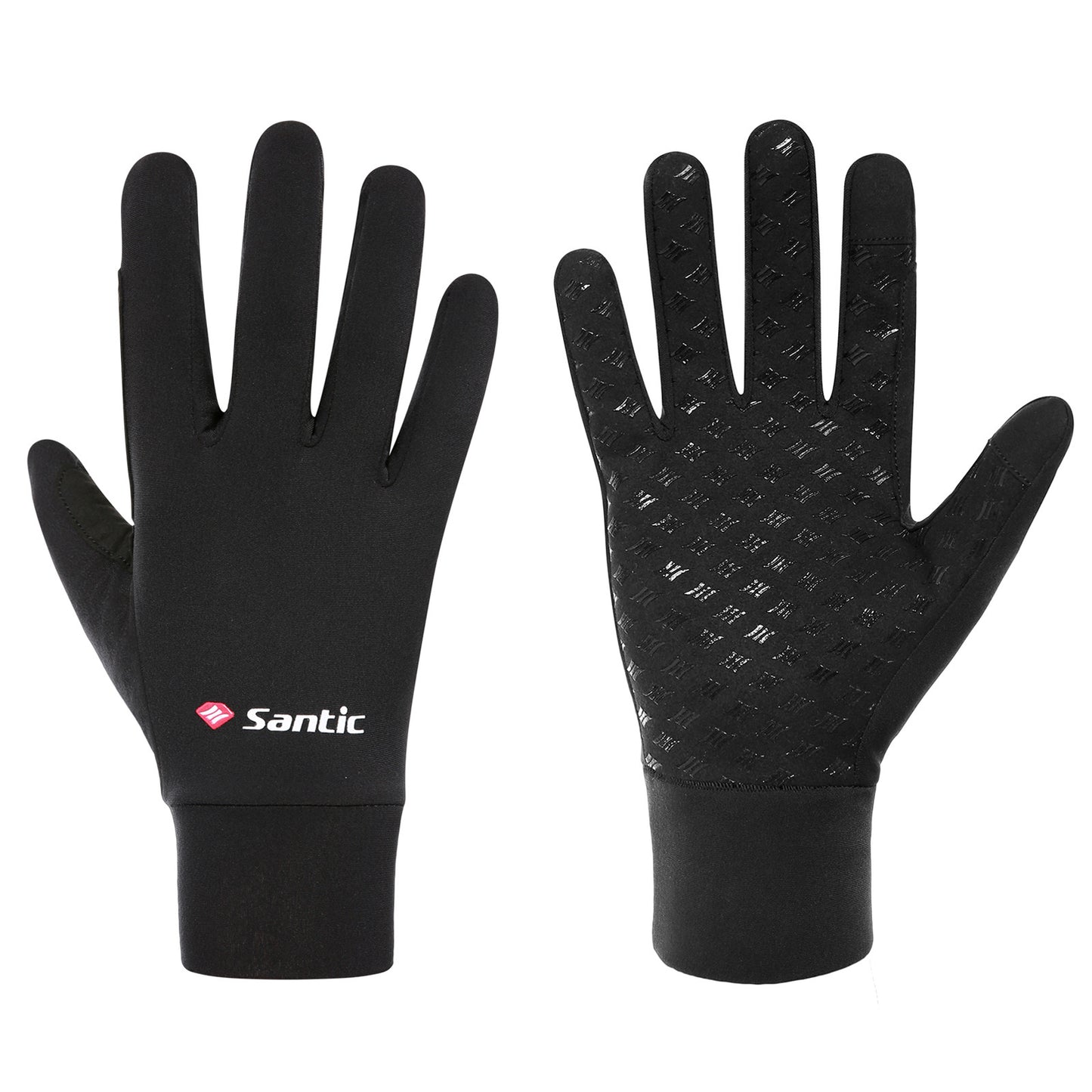 Santic Dorin Black Men Women Cycling Gloves
