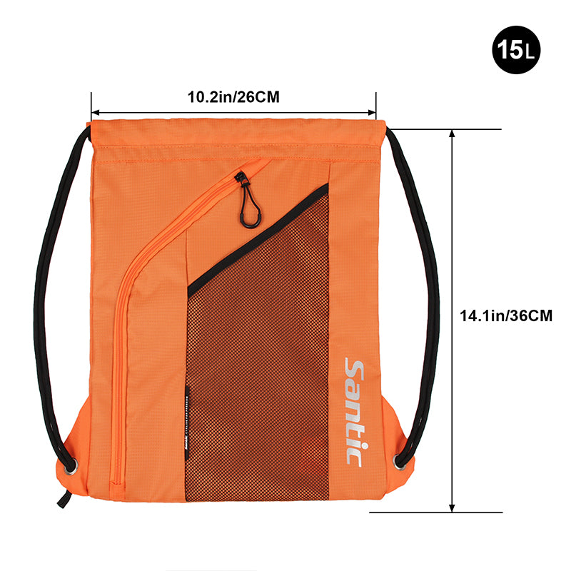 Santic Orange Cycling Bike Flodable Lightweight Backpack