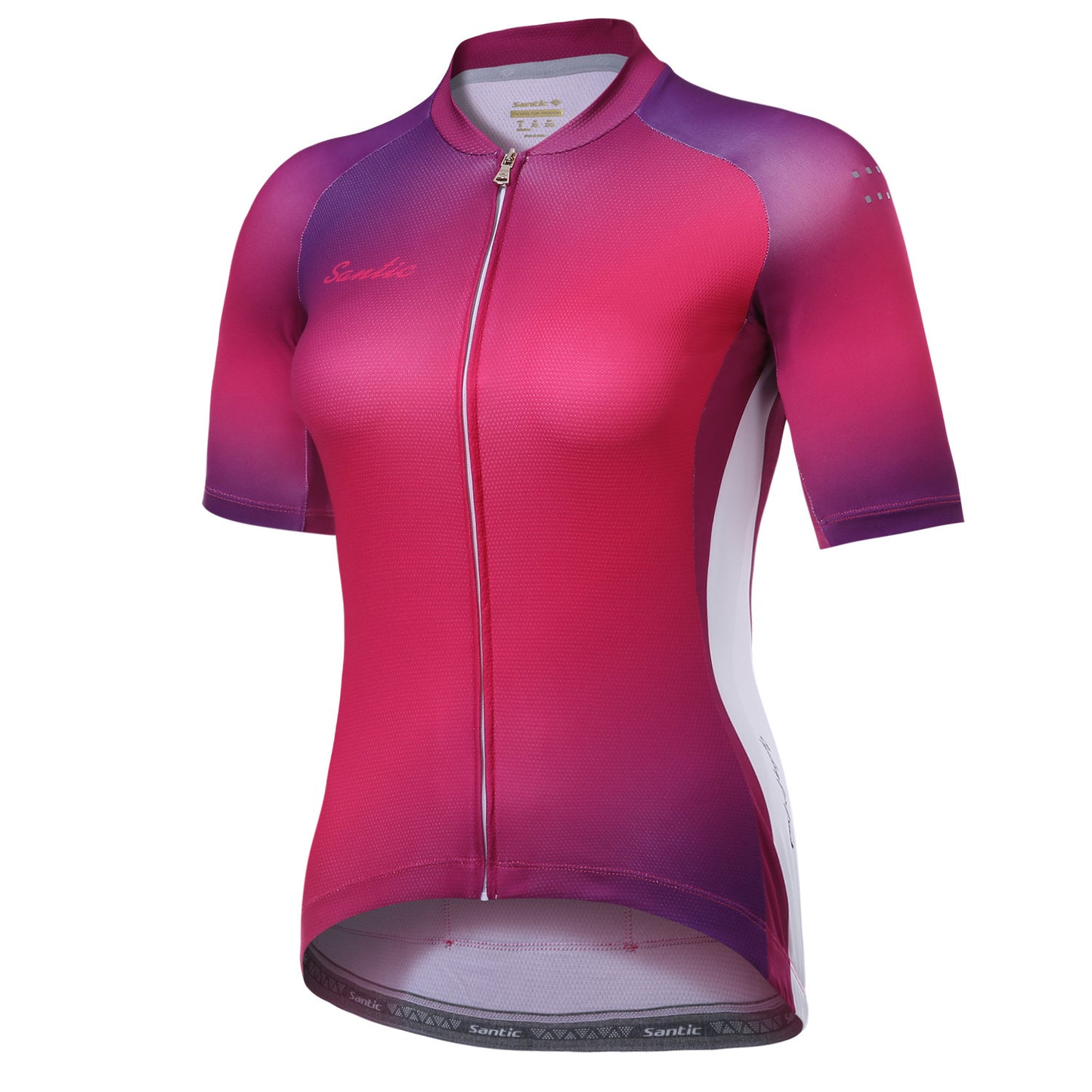 Santic Zimo Women Cycling Jersey Short Sleeves Purple