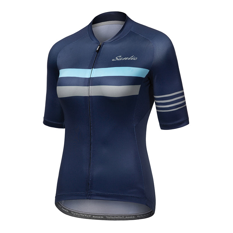 Santic Pali Navy Women’s Cycling Jersey Short Sleeve