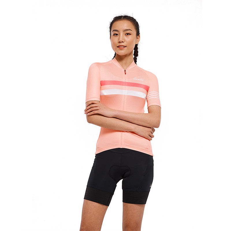 Santic Pali Pink Women’s Cycling Jersey Short Sleeve