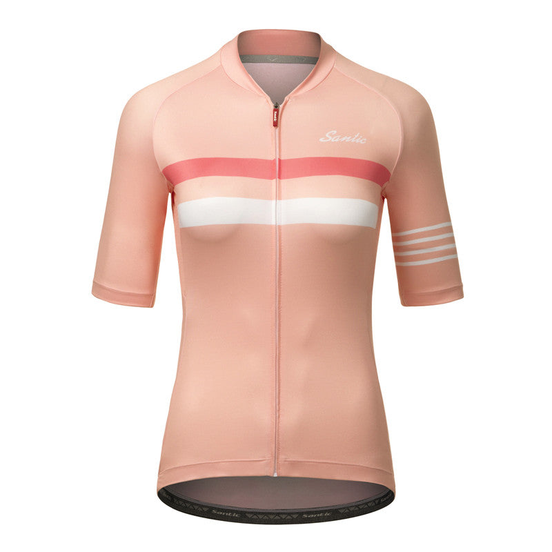 Strive Omni Performance Short Sleeve Cycling Jersey (Green/Pink)