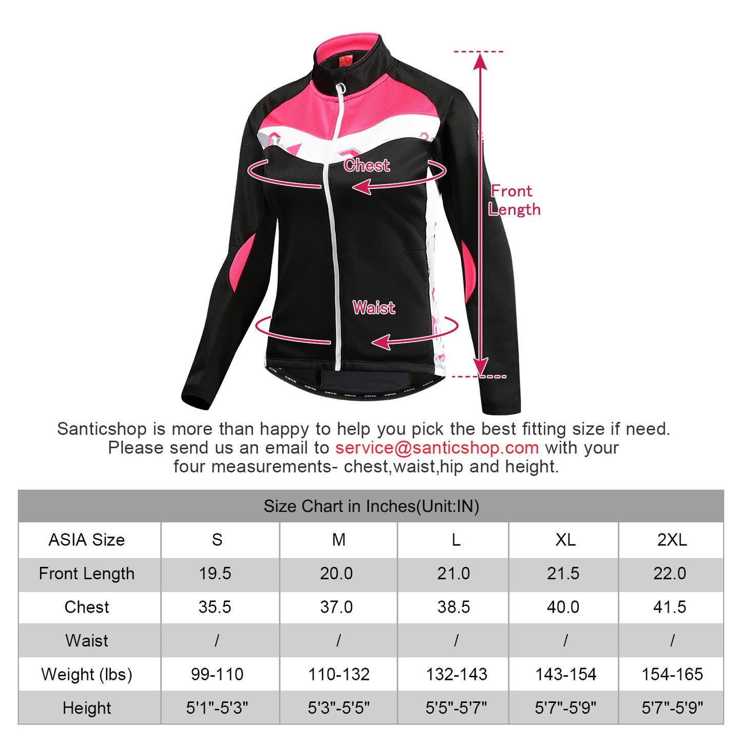 Santic Serene II Women Jacket Long Sleeve