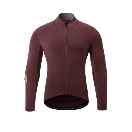 Santic Jiabaily Ⅱ Red Men Cycling Jersey Long Sleeve