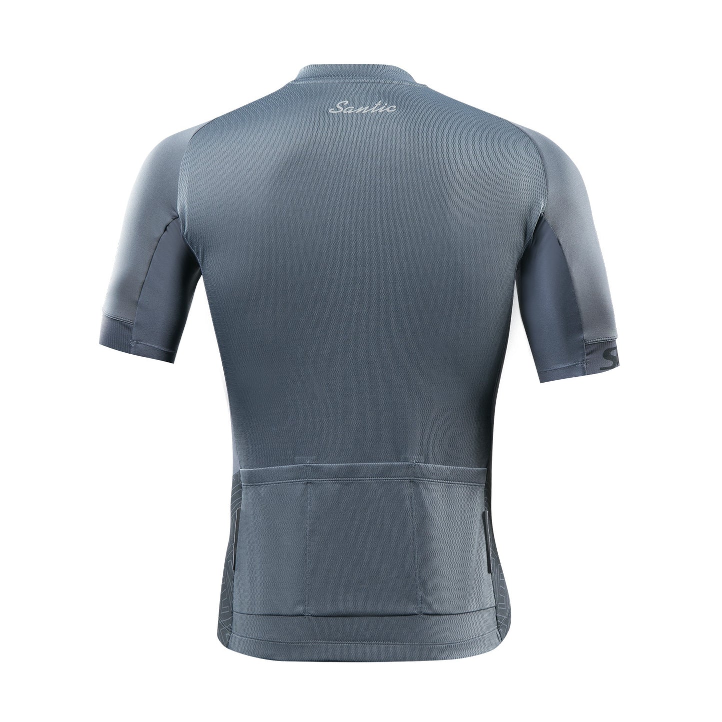 Santic Yorkson Grey Men Cycling Jersey Short Sleeve