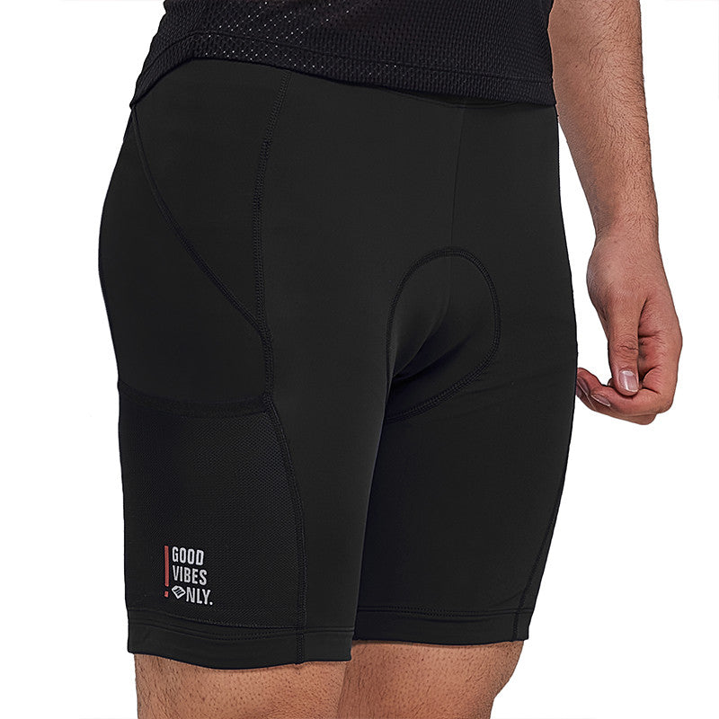 Santic Black Men’s Cycling Shorts Padded Cycling Tights