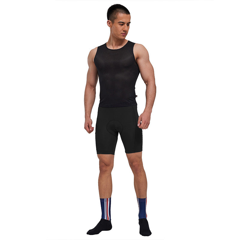 Santic Black Men’s Cycling Shorts Padded Cycling Tights