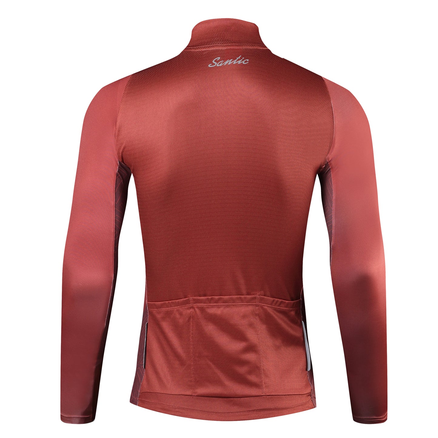 Santic Universal Red Men Cycling Jersey Long Sleeve